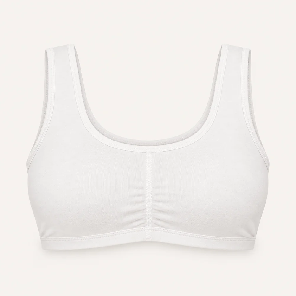 Top en algodón en Blanco