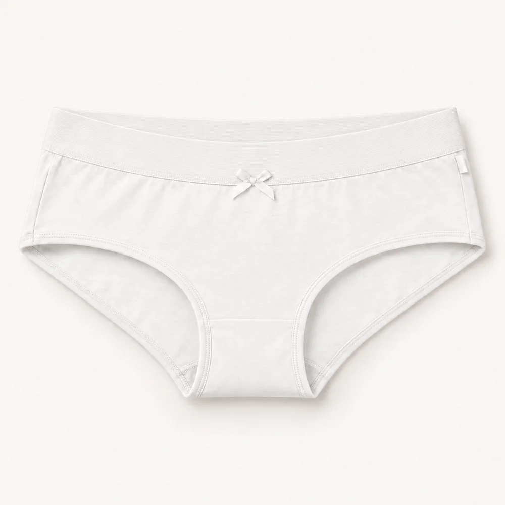 Boxer cachetero de niña en Blanco