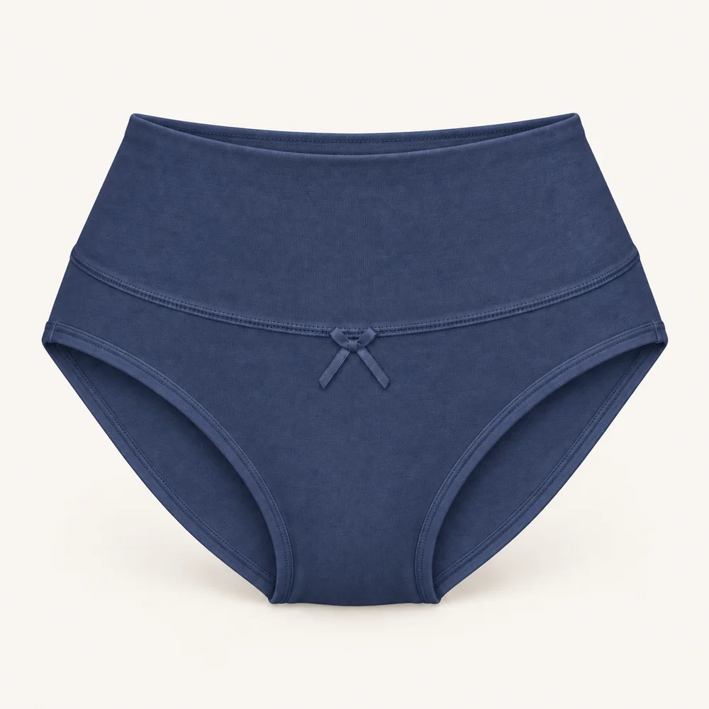 Bikini de algodón faja en Acero