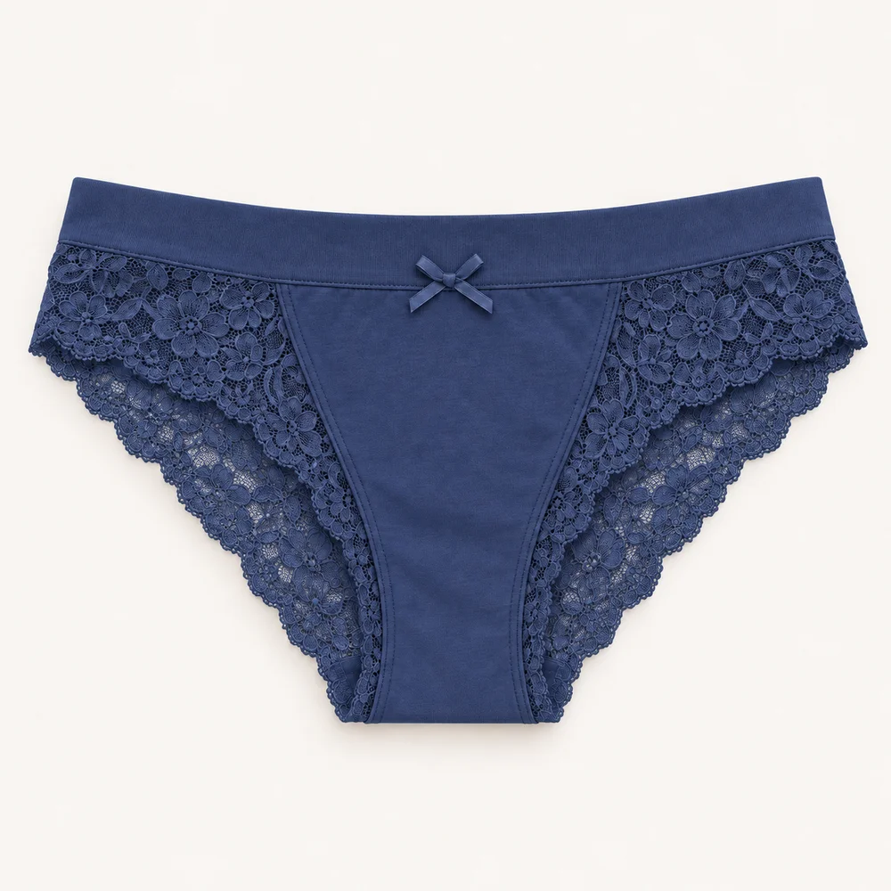 Bikini con pretina suave en Acero