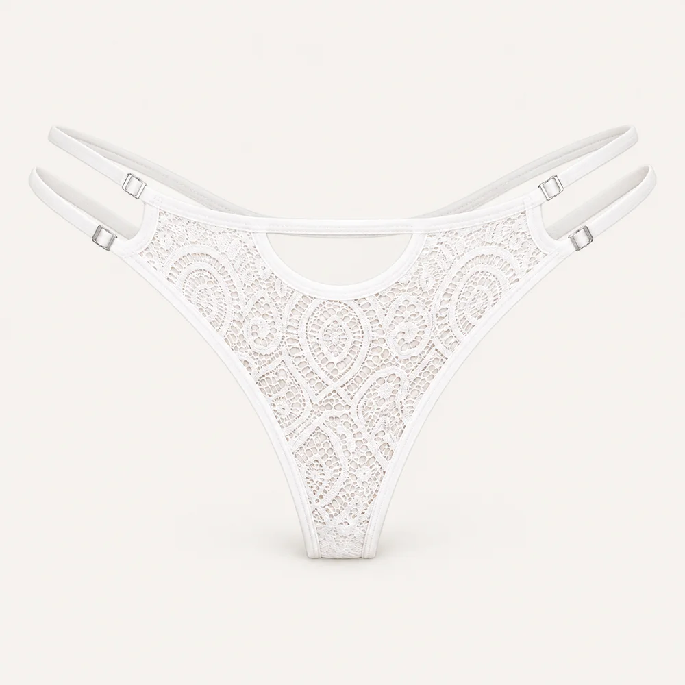 Hilo full encaje en Blanco