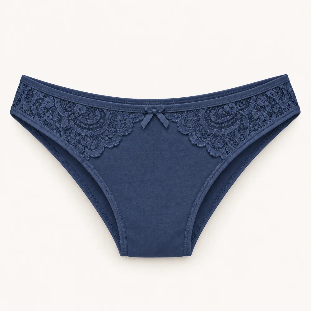Bikini 100% algodón en Acero