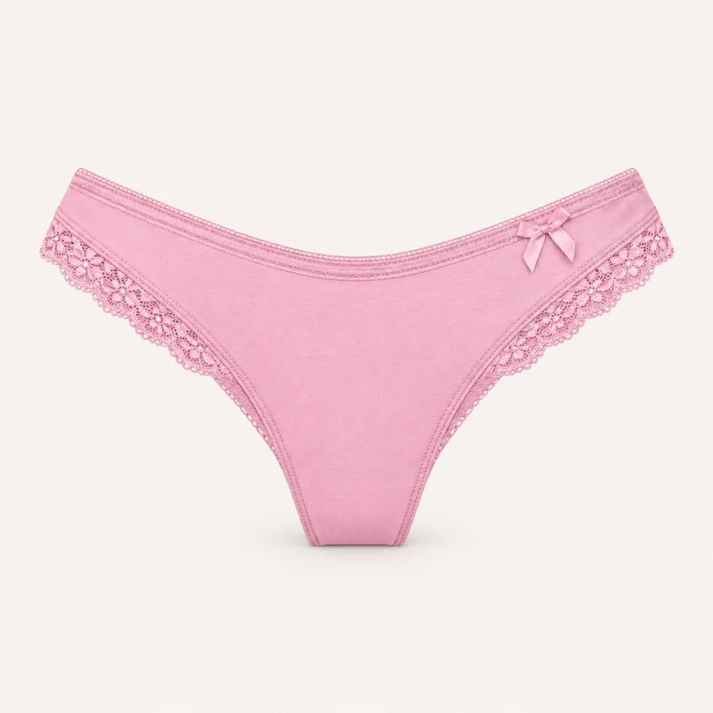 Tanga en algodón en P. Rosa