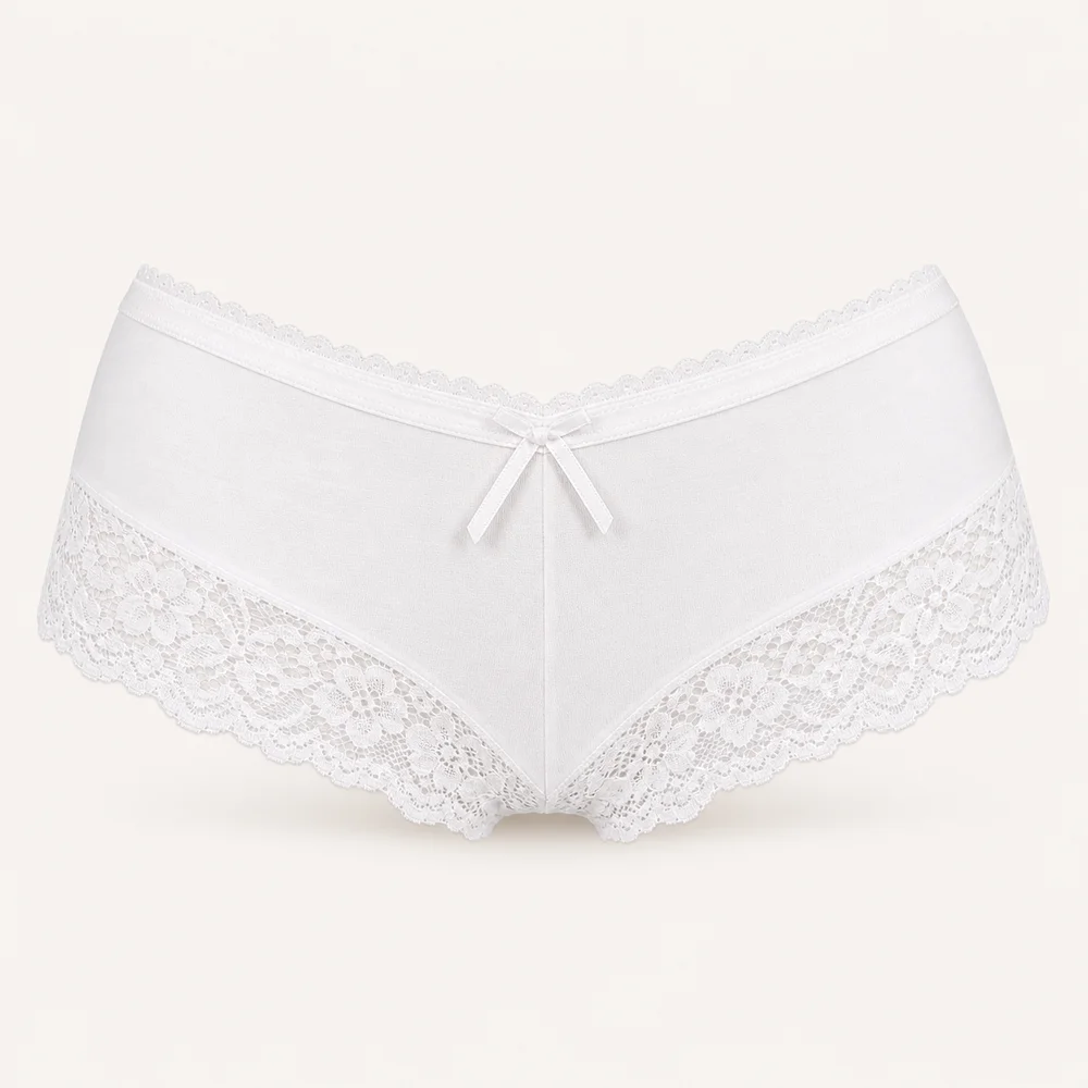 Boxer de algodón en Blanco